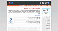 Desktop Screenshot of ovdimzarim.co.il